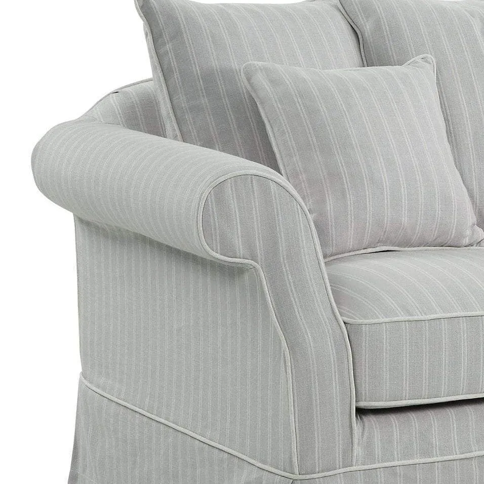 Avalon Hamptons 2 Seat Sofa Cloud Stripe