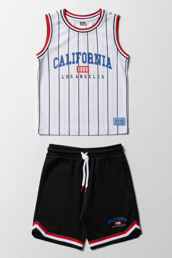 Basketball Set Black & White