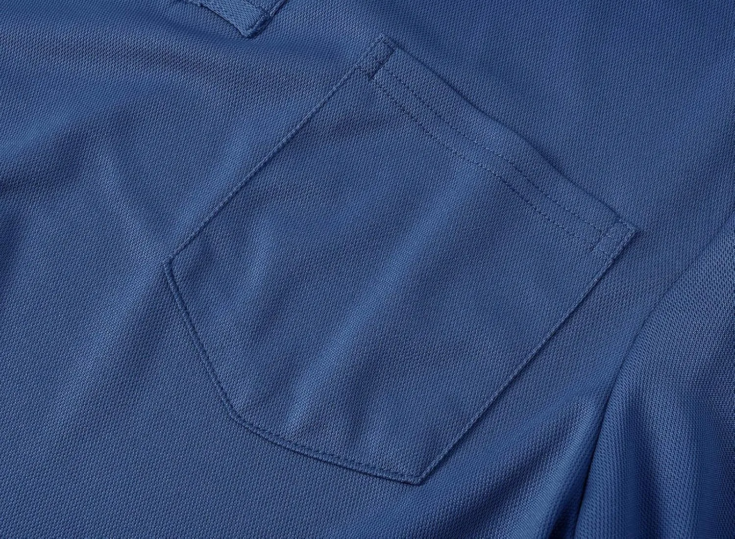 BASUDAM Men's Polo Shirts with Pocket Quick Dry Short Sleeve Active Performance