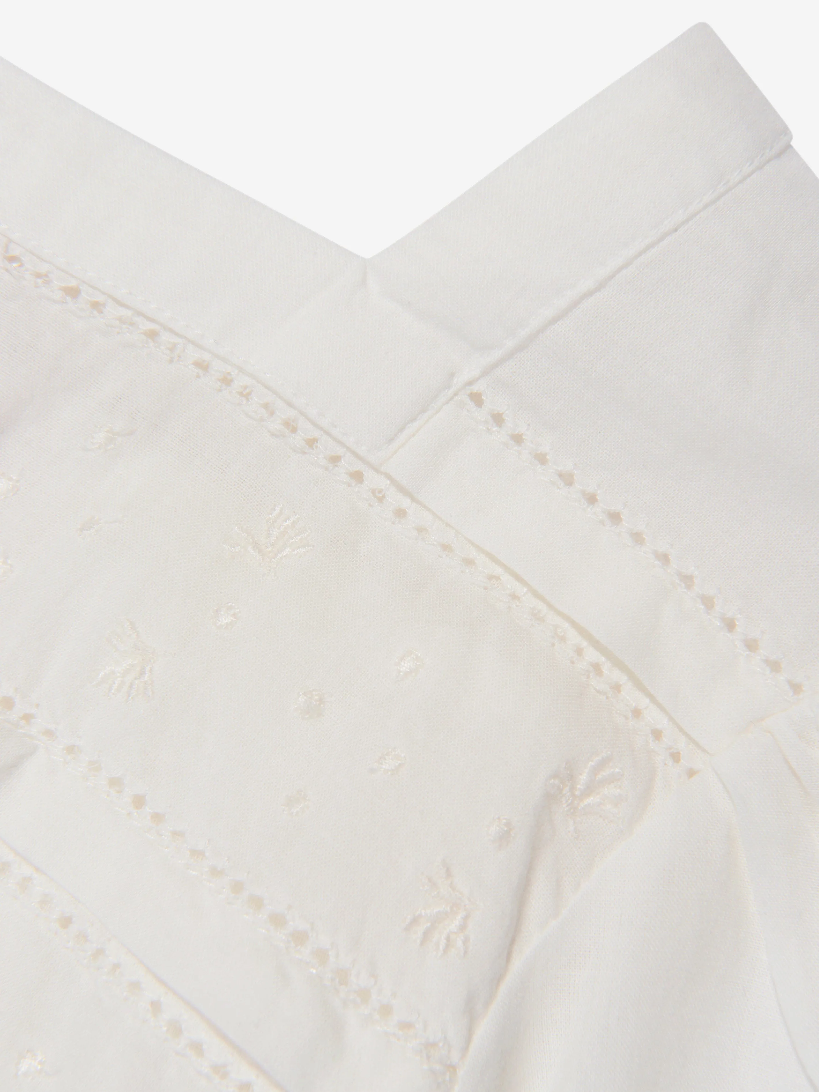Bonpoint Girls Cotton Embroidered Blouse