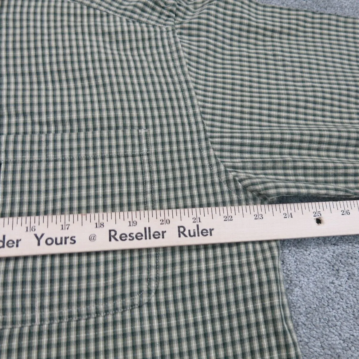 Columbia Sportswear Mens Button Down Shirt Long Sleeves Gray Green Size Large