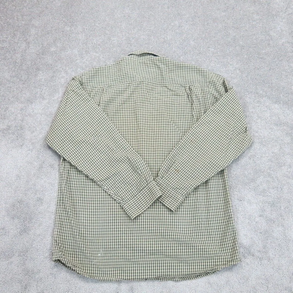 Columbia Sportswear Mens Button Down Shirt Long Sleeves Gray Green Size Large