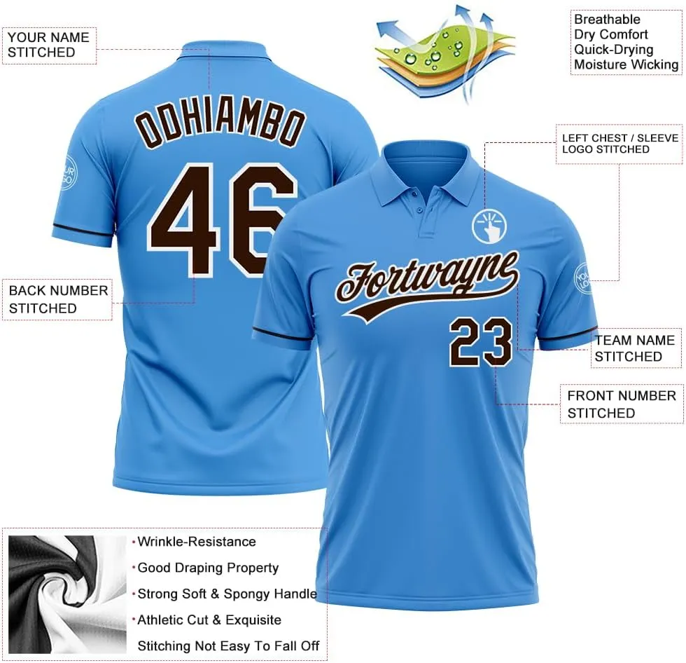 Custom Polo Shirts Personalized Bowling Golf Tennis Jerseys for Women Men Youth, Design Sports Team Uniform Printed