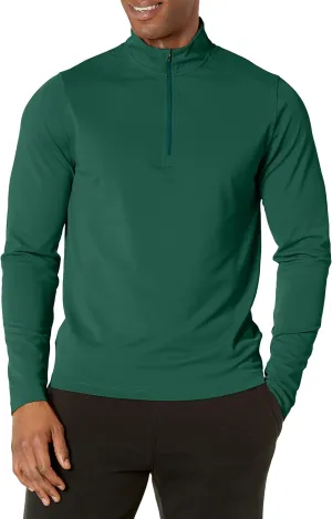 Cutter & Buck Men's Long Sleeve Virtue Eco Pique Recycled Quarter Zip Overknit