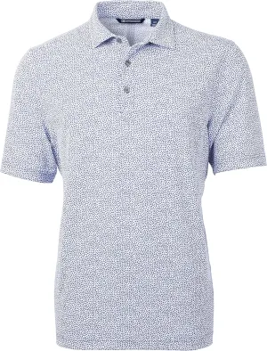 Cutter & Buck Men's Short Sleeve Virtue Eco Pique Botanical Print Polo Shirt