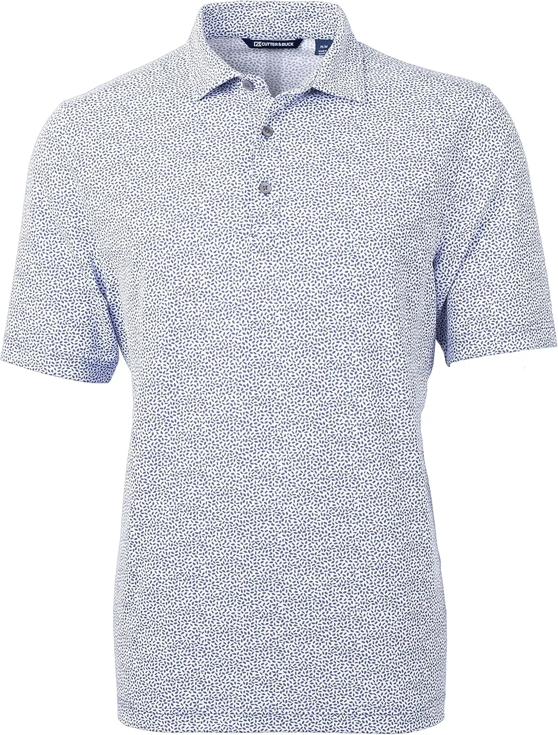 Cutter & Buck Men's Short Sleeve Virtue Eco Pique Botanical Print Polo Shirt