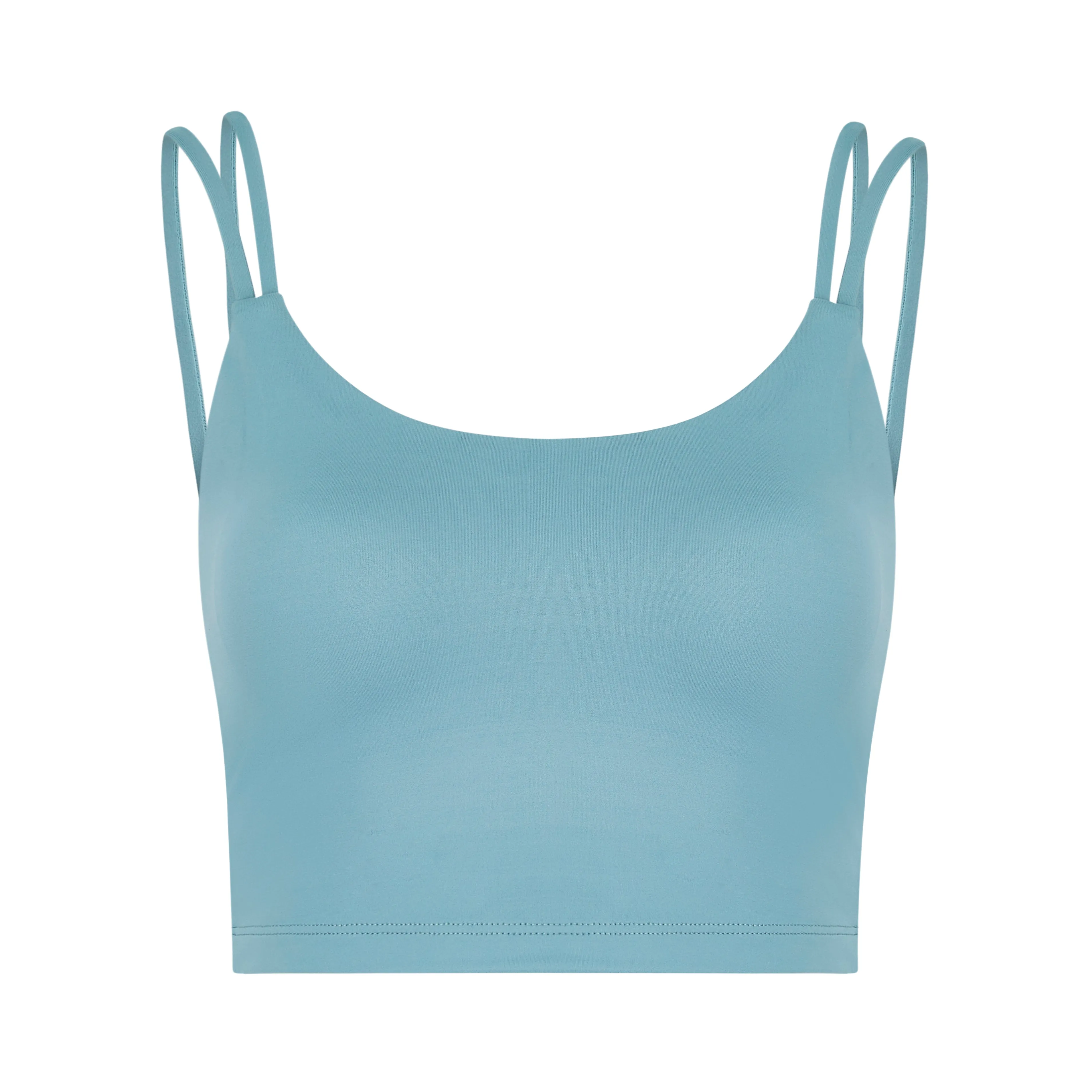 Dahlia Crop Top Sky Blue