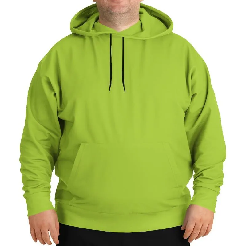 Electric Green Hoodies | Unisex | with PLUS sizes | Bright Pure Warm Green | C38M0Y100K0