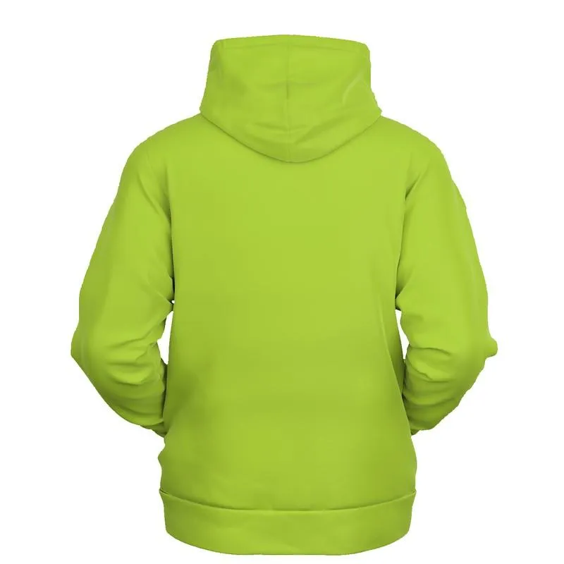 Electric Green Hoodies | Unisex | with PLUS sizes | Bright Pure Warm Green | C38M0Y100K0