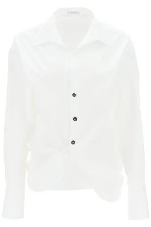 FERRAGAMO shirt with draped hem