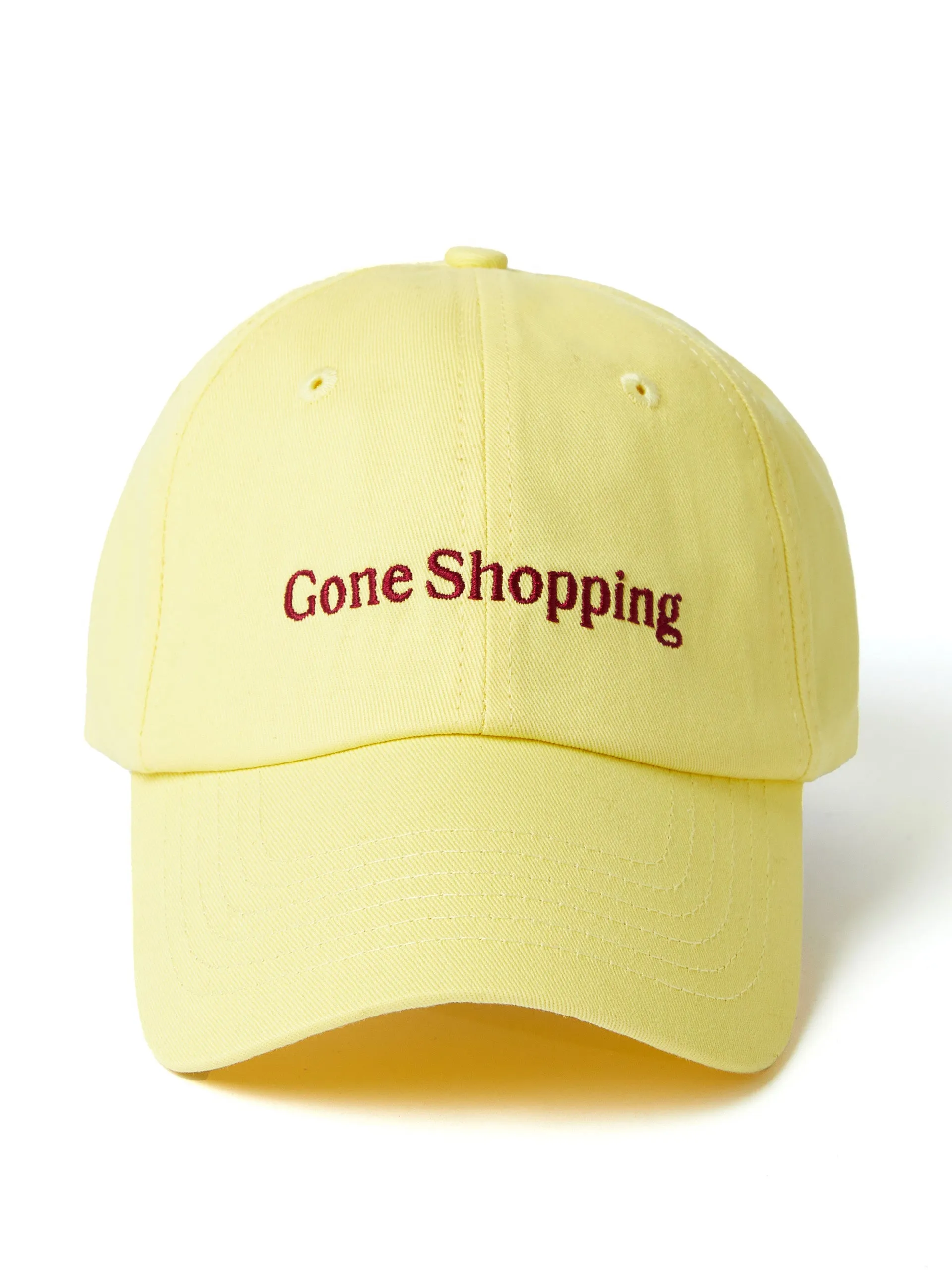 Gone Shopping cap in yellow