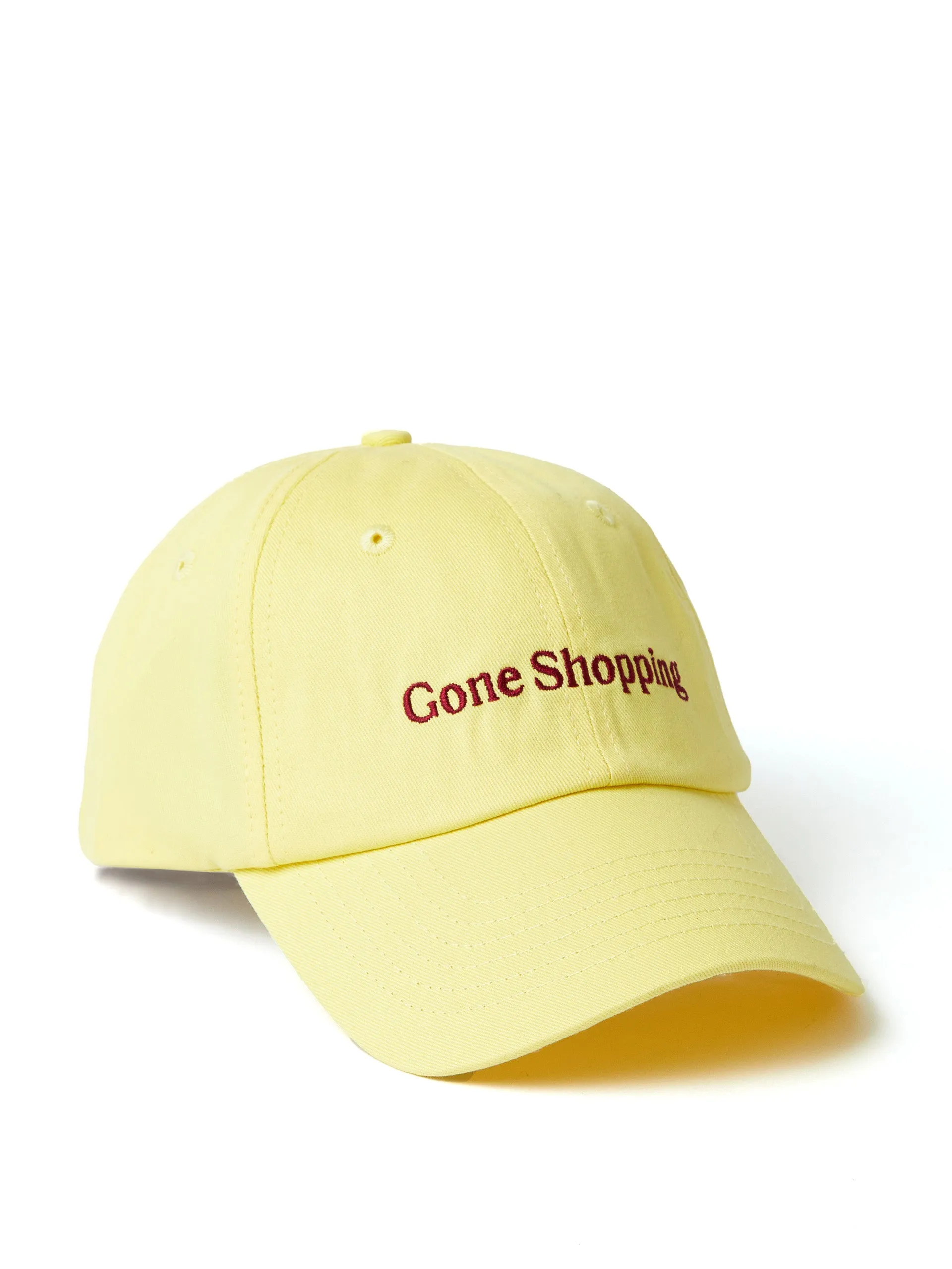 Gone Shopping cap in yellow