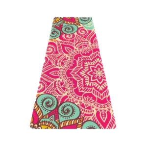 Grip Suede Yoga Mats 24 Inches X 72 Inches, 7MM Thickness, Suede Yoga Mats For Men & Women.