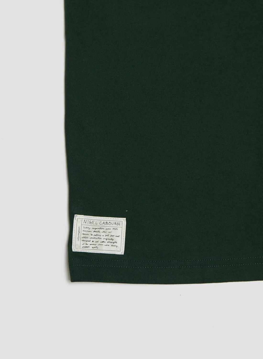 Heavy Duty Athletic T-Shirt in Forest Green