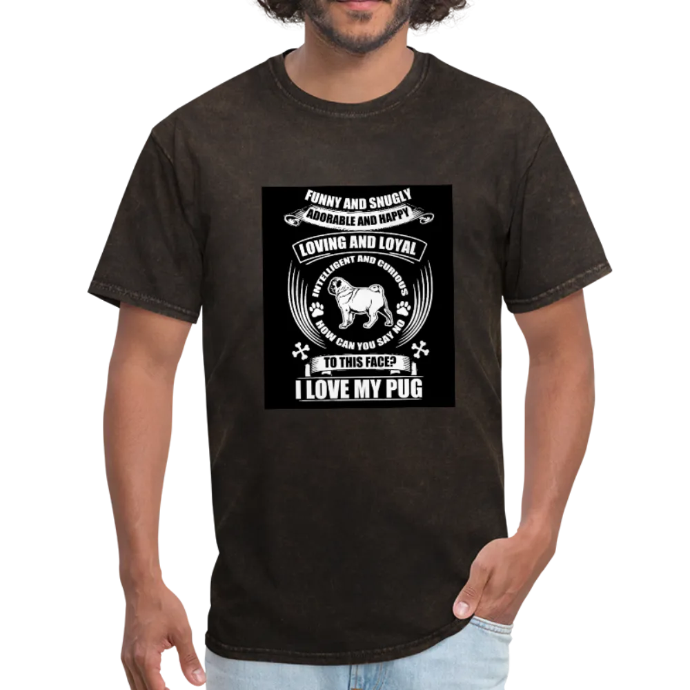 I Love My Pug Men's T-Shirt