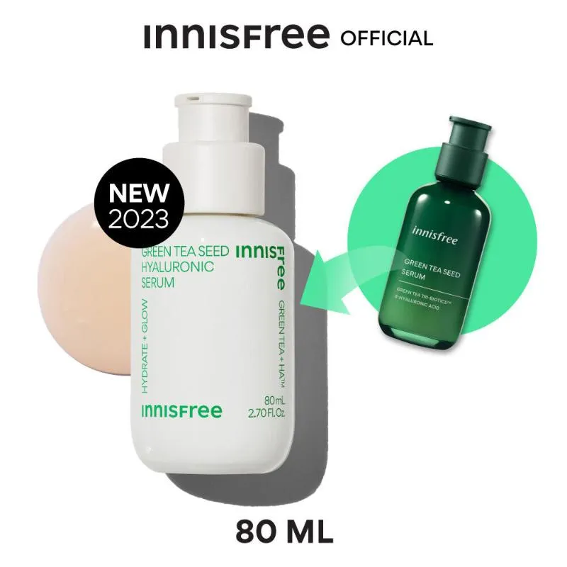 Innisfree Green Tea Seed Hyaluronic Serum (hydration), 80ml *new packaging*