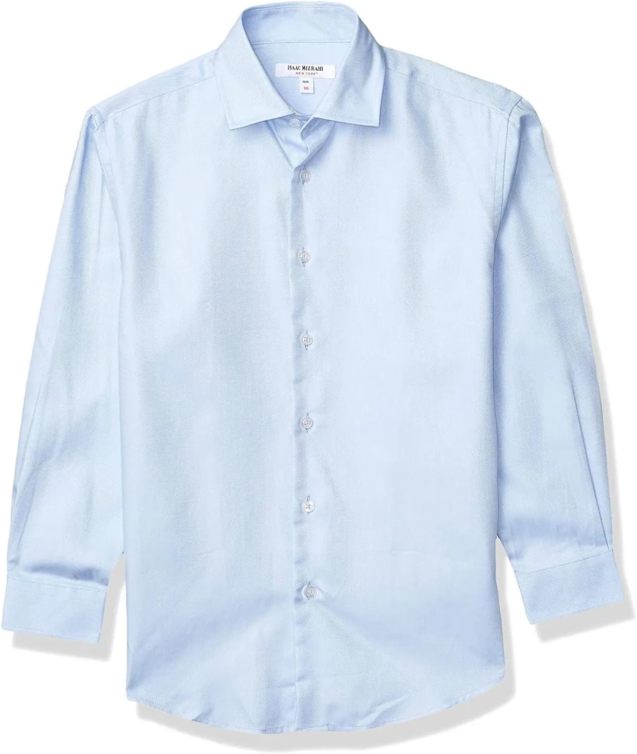 Isaac Mizrahi Boys 100% Cotton Twill Dress Shirt - (Available in Many Styles)