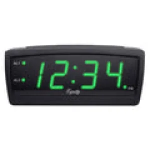 La Crosse Technology 0.9 inch Green LED Alarm Clock