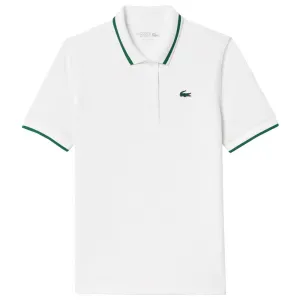 Lacoste Women's Contrast Pique Polo - White/Green