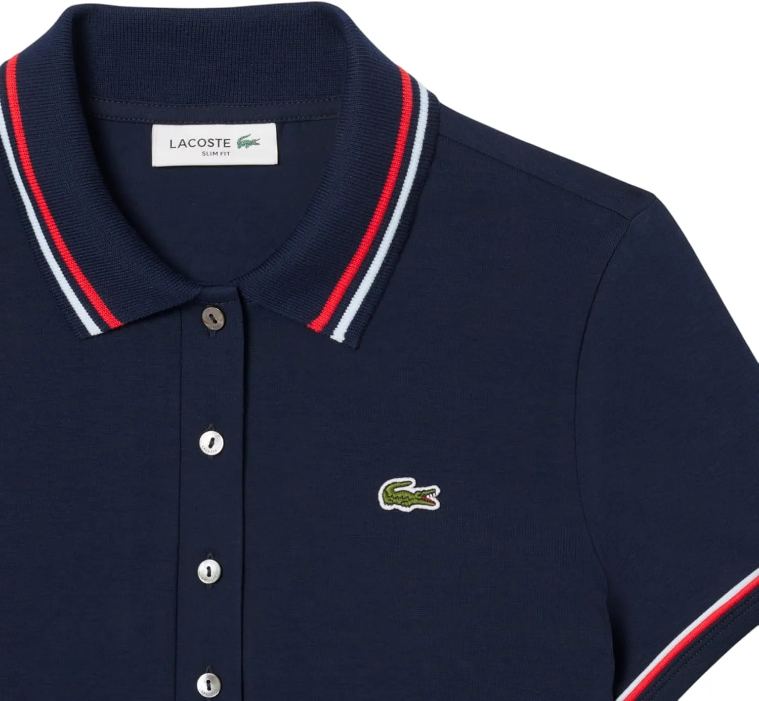 Lacoste Women's L.12.d Slim Fit Jersey Polo Shirt