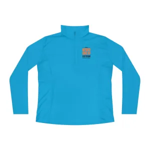 Ladies Quarter-Zip Pullover- Never Give Up