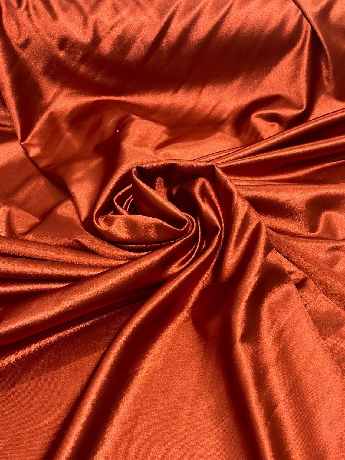 Luxury Spandex Shiny Polyester Fabric - 80% Polyester / 20% Spandex Stretch Fabric By Yard