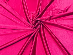 Luxury Spandex Shiny Polyester Fabric - 80% Polyester / 20% Spandex Stretch Fabric By Yard