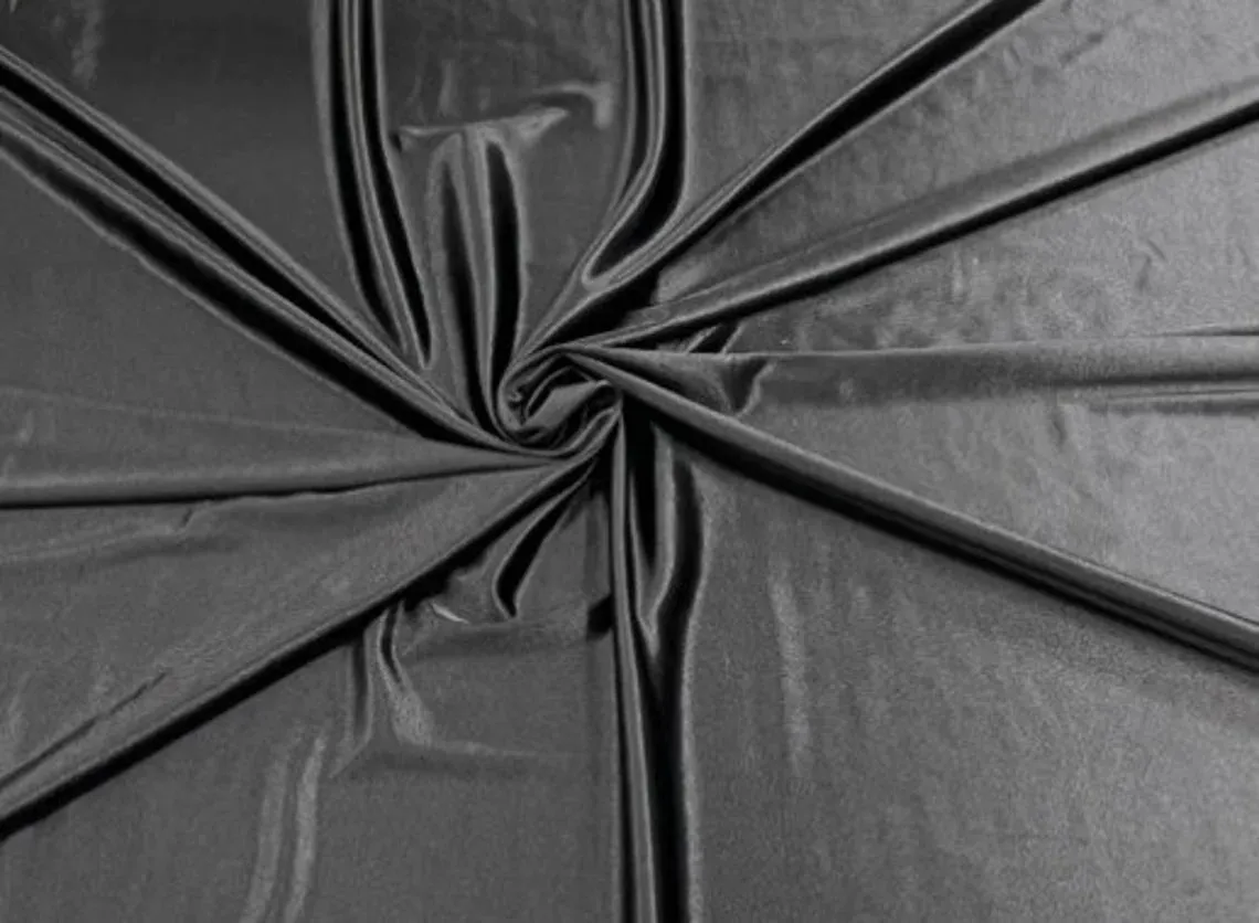 Luxury Spandex Shiny Polyester Fabric - 80% Polyester / 20% Spandex Stretch Fabric By Yard