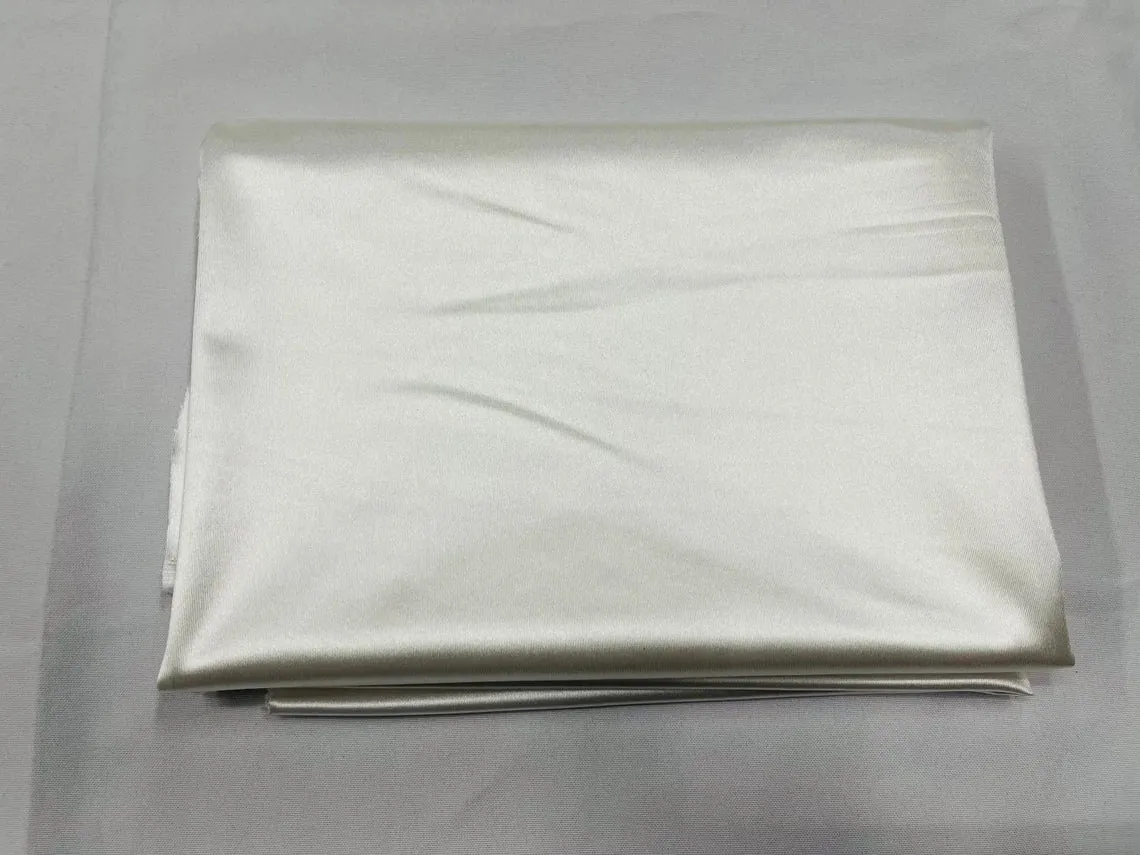 Luxury Spandex Shiny Polyester Fabric - 80% Polyester / 20% Spandex Stretch Fabric By Yard