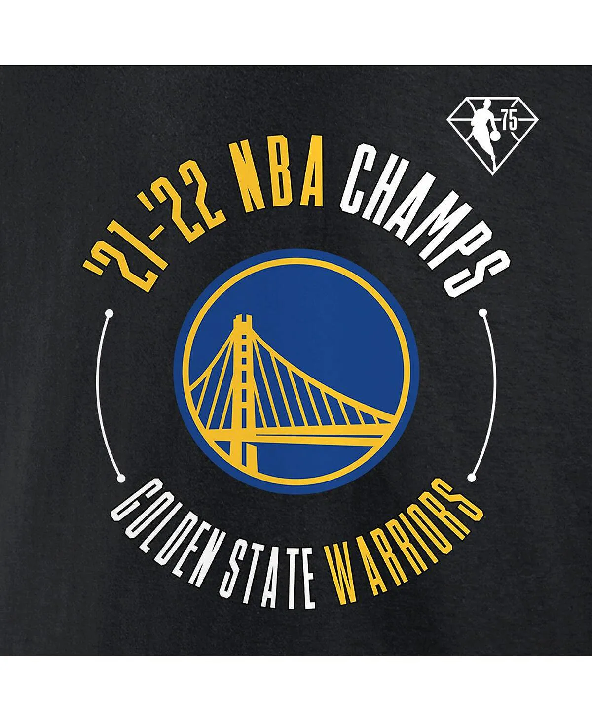 Men's branded black t-shirt golden state warriors 2022 nba finals champions drive list roster Fanatics black