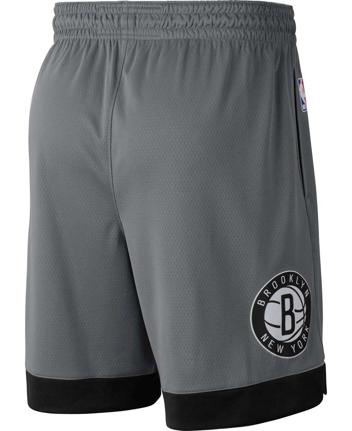 Men's charcoal black brooklyn nets 2020/21 association edition performance swingman Jordan shorts, multi