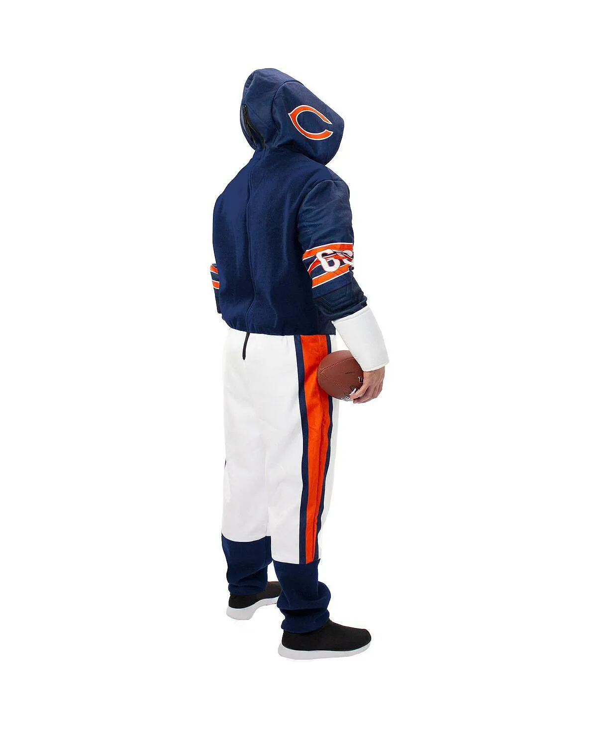 Men's dark blue chicago bears game day Jerry Leigh suit, blue