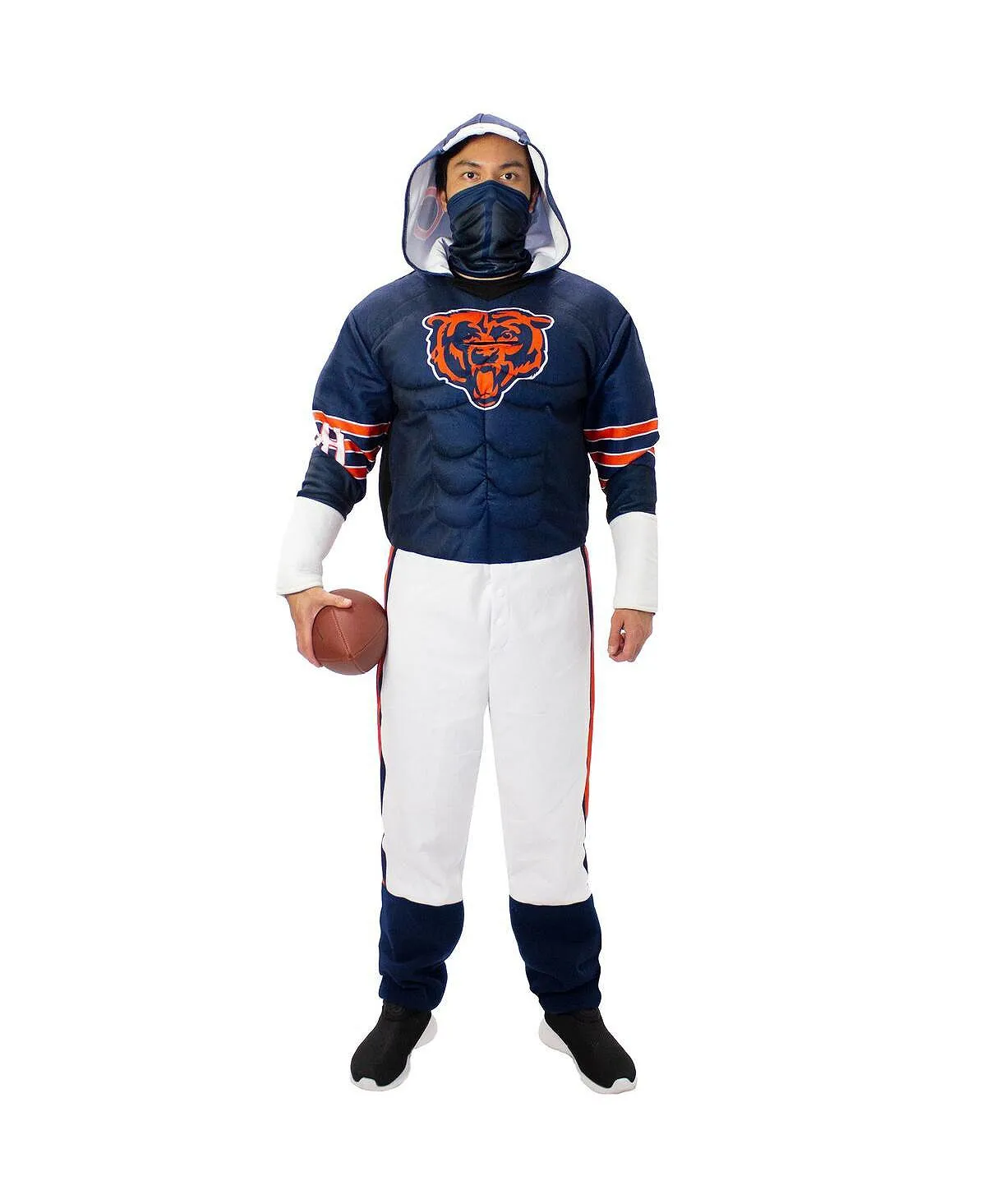 Men's dark blue chicago bears game day Jerry Leigh suit, blue