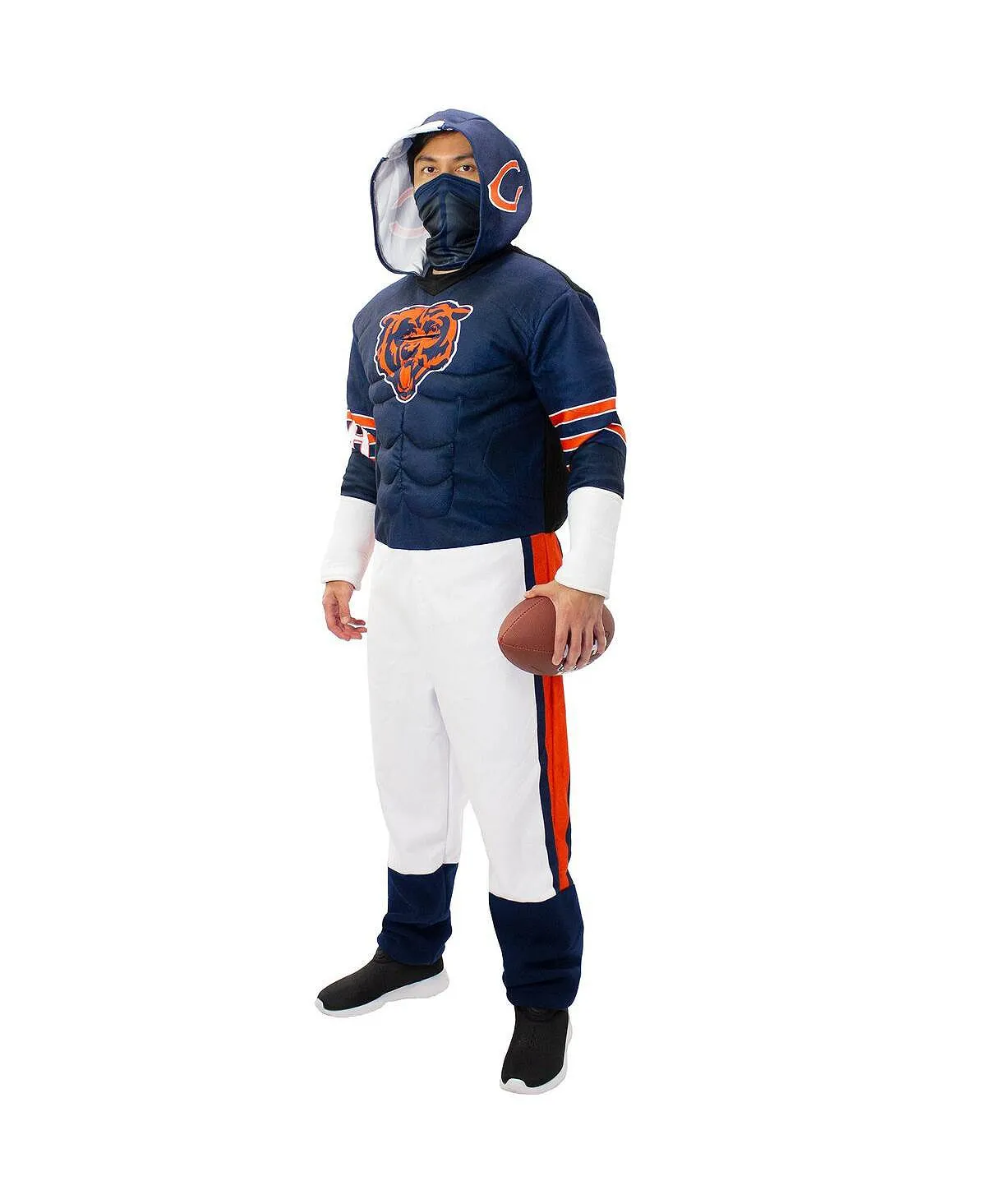 Men's dark blue chicago bears game day Jerry Leigh suit, blue
