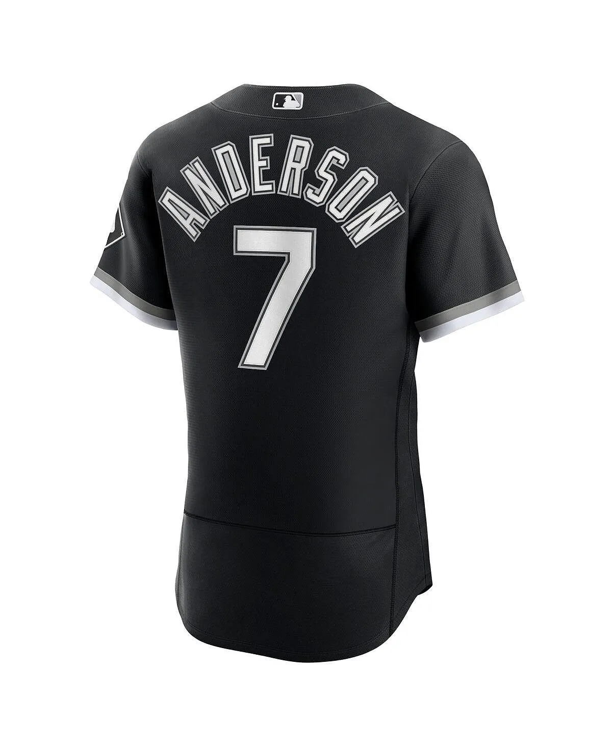 Men's T-shirt tim anderson black chicago white sox alternative authentic player jersey Nike, black