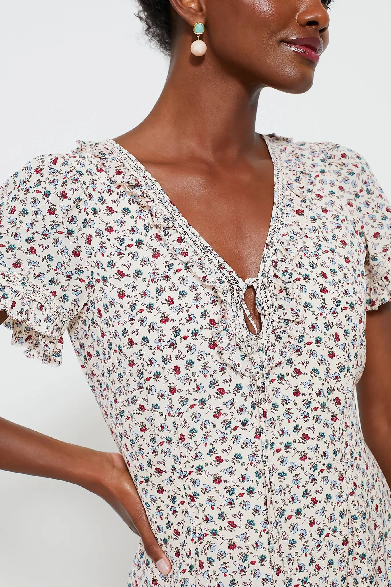 Mini Floral Vintage Cocktail Dress