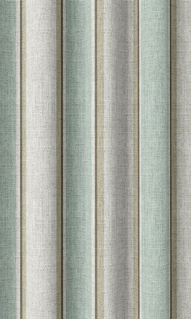 'Mulhouse' Modern Striped Blinds (Duck Egg Blue/ White)