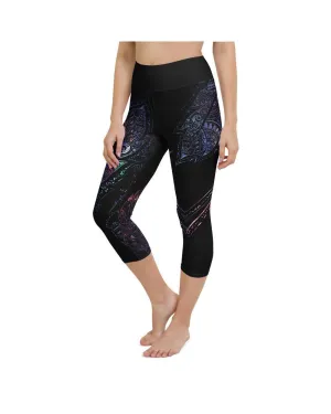 Mystic Feather Yoga Capris
