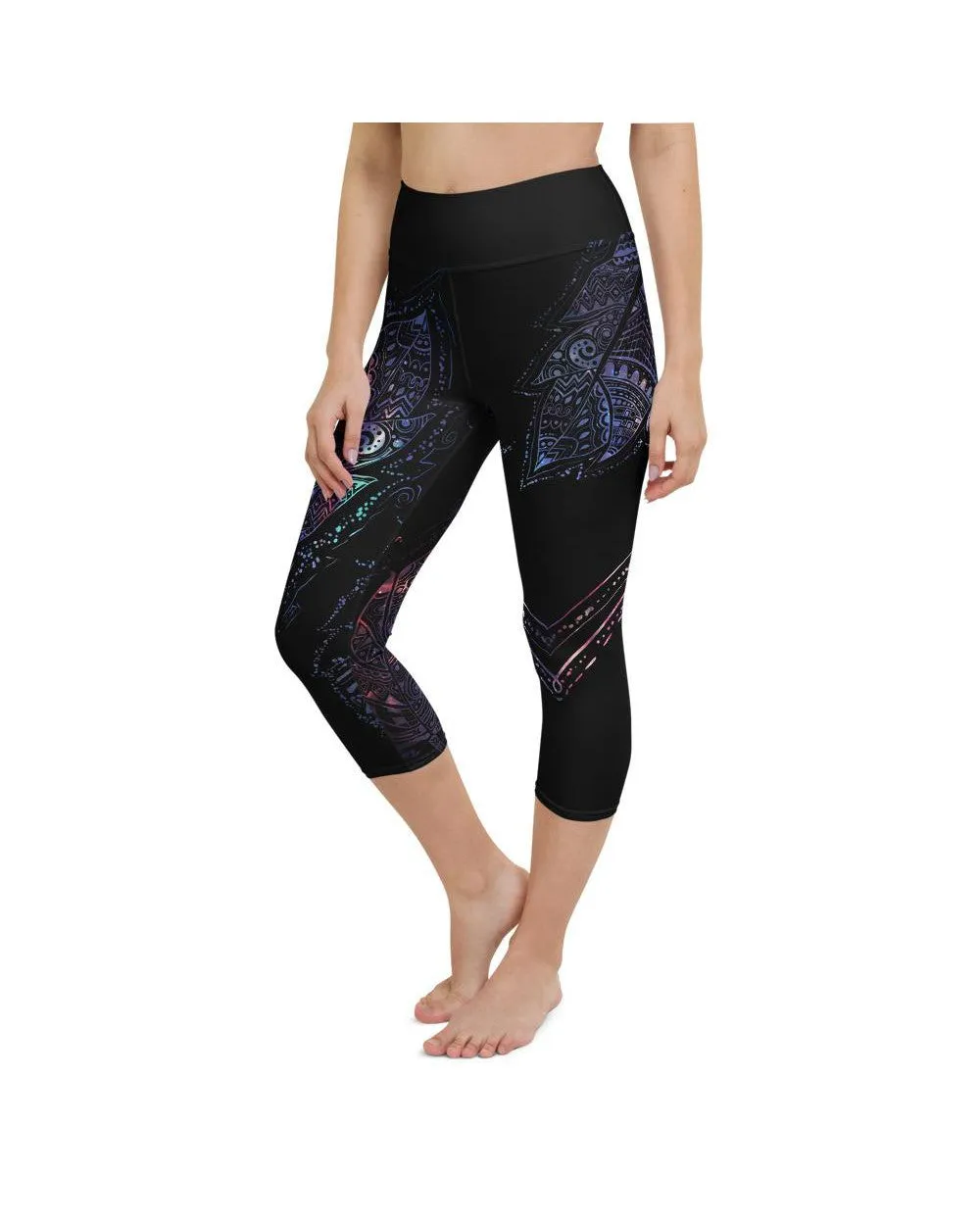 Mystic Feather Yoga Capris
