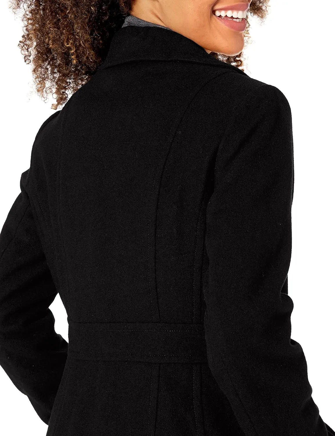 Nautica Women's Peacoat and Removable Hood