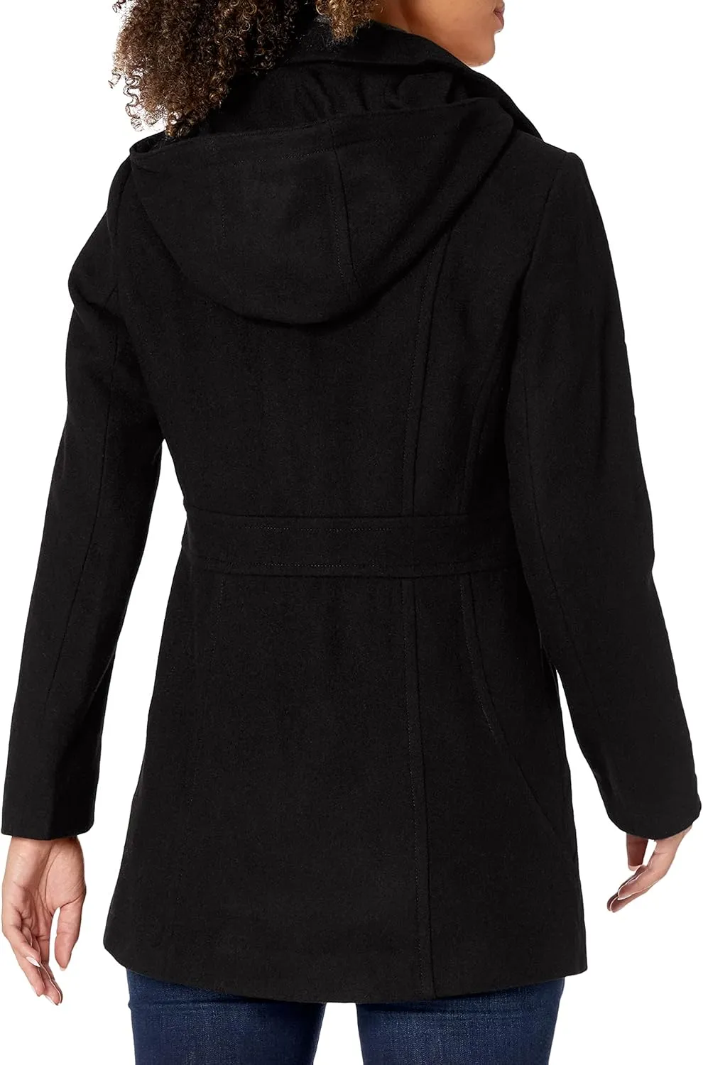 Nautica Women's Peacoat and Removable Hood