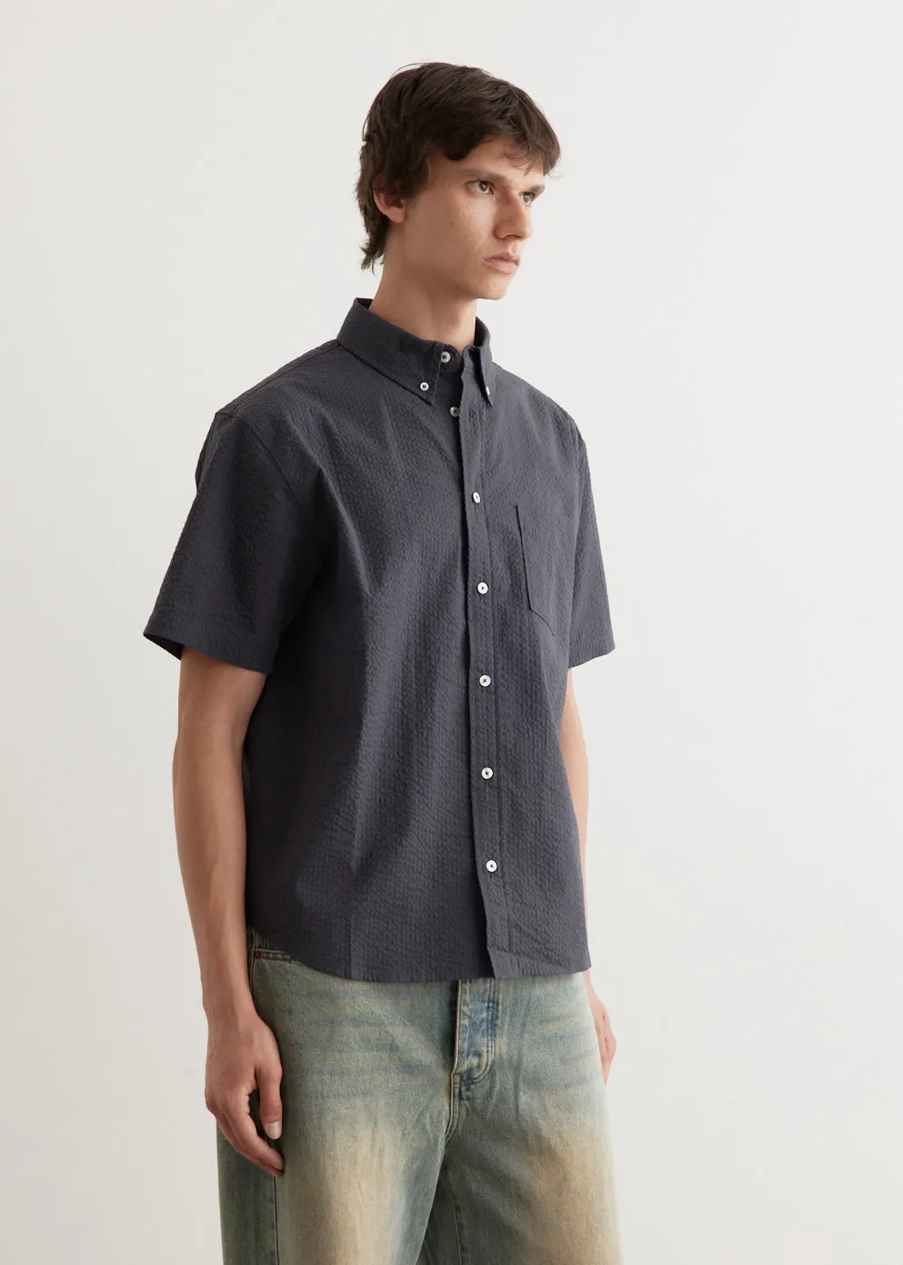 Nike Life Seersucker Button Down Shirt