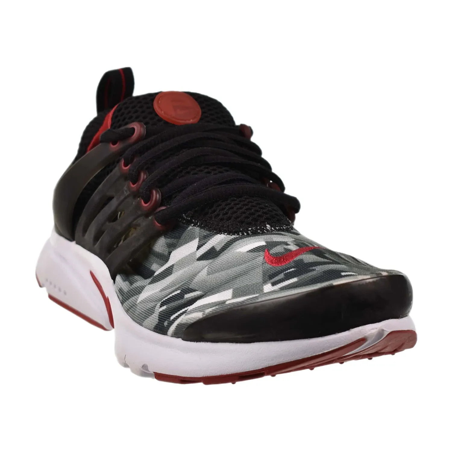 Nike Presto Print (GS) Big Kids' Shoes Black-Gym Red-Wolf Grey