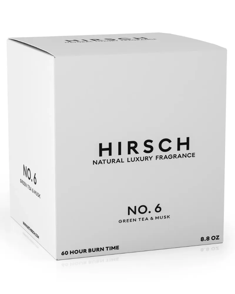 No. 6 Green Tea & Musk Luxury Candle