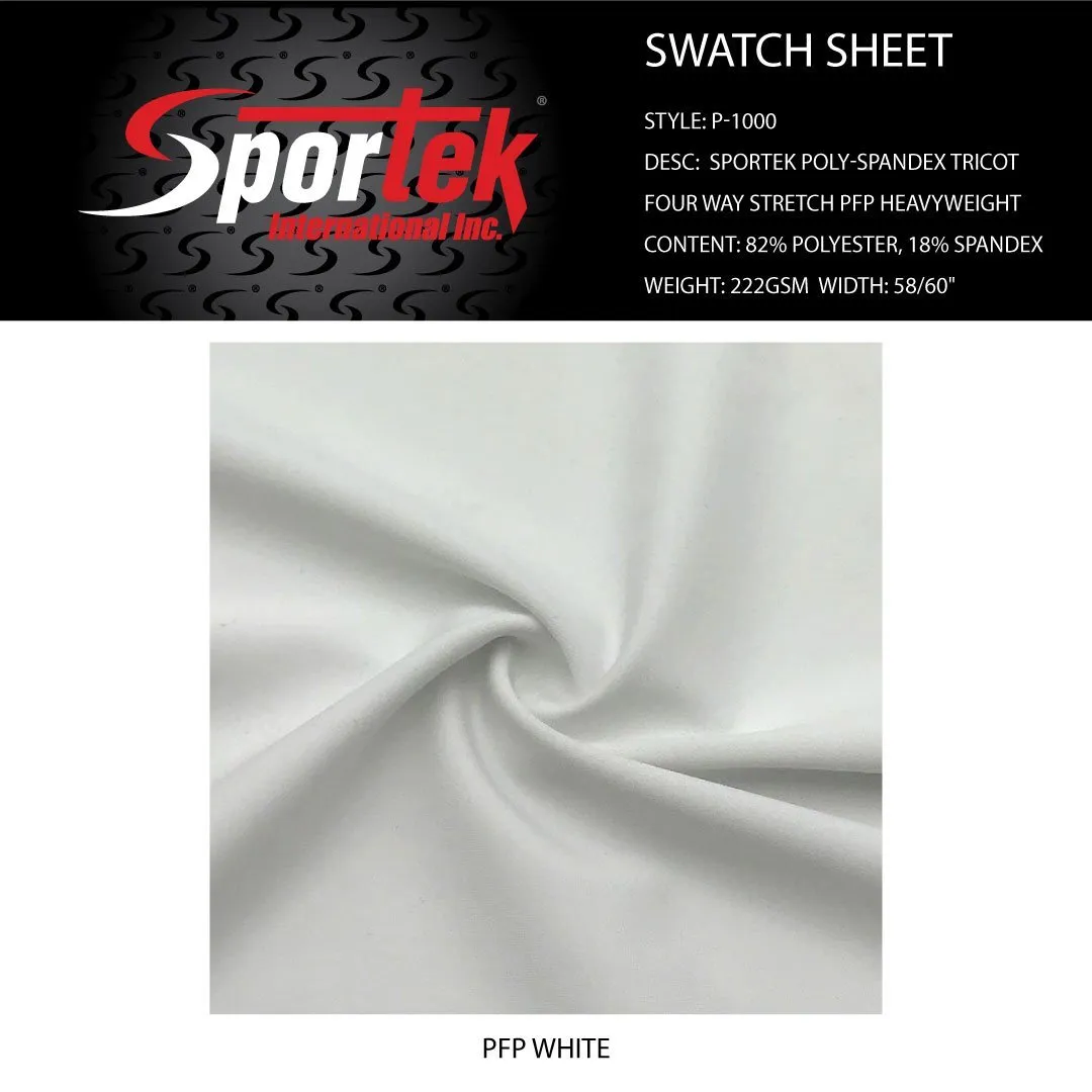 P-1000 Sportek Poly-Spandex Tricot four Way Stretch PFP Heavyweight