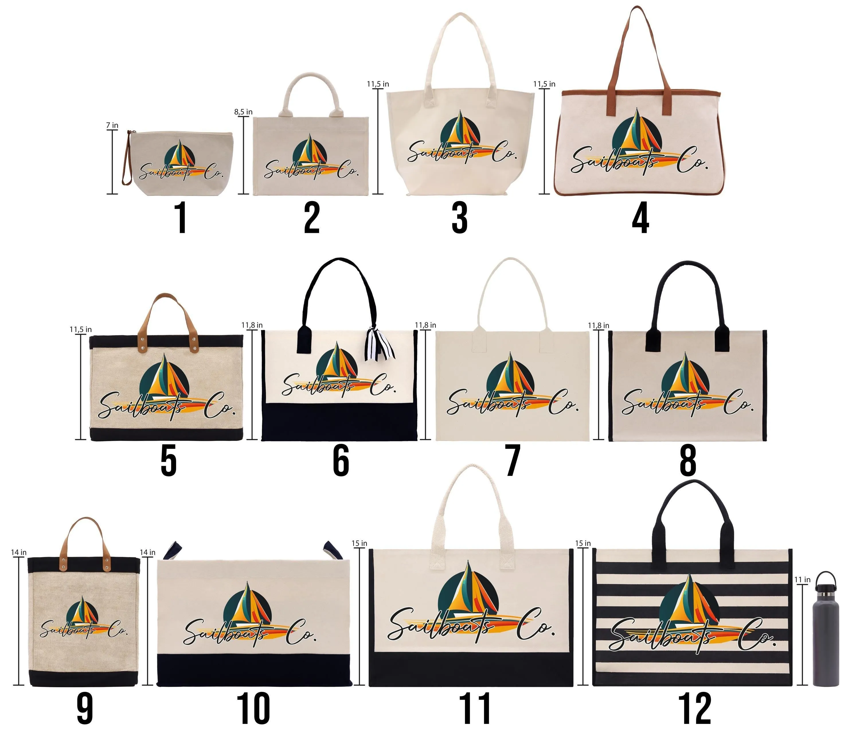 Personalized Women Yoga Cotton Canvas Tote Bag Custom Name Yoga Bag Gift for Her Yoga Lover Gift Pilates Bag Daily Shoulder Bag (YWT1001)