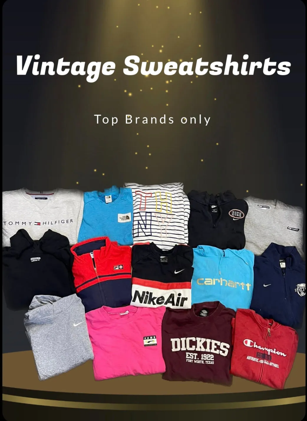 Premium Vintage Sweatshirts Tommy Hilfiger Polo Ralph Lauren Dickies Carhartt Nike Adidas etc