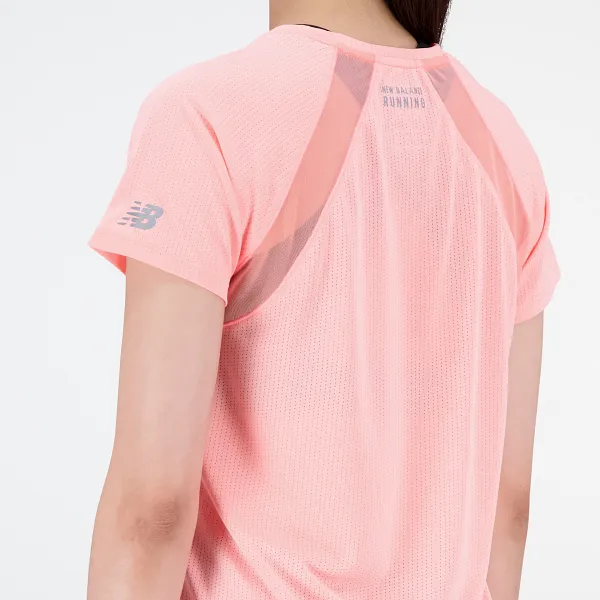 Printed Impact S/S Tee | Grapefruit Heather