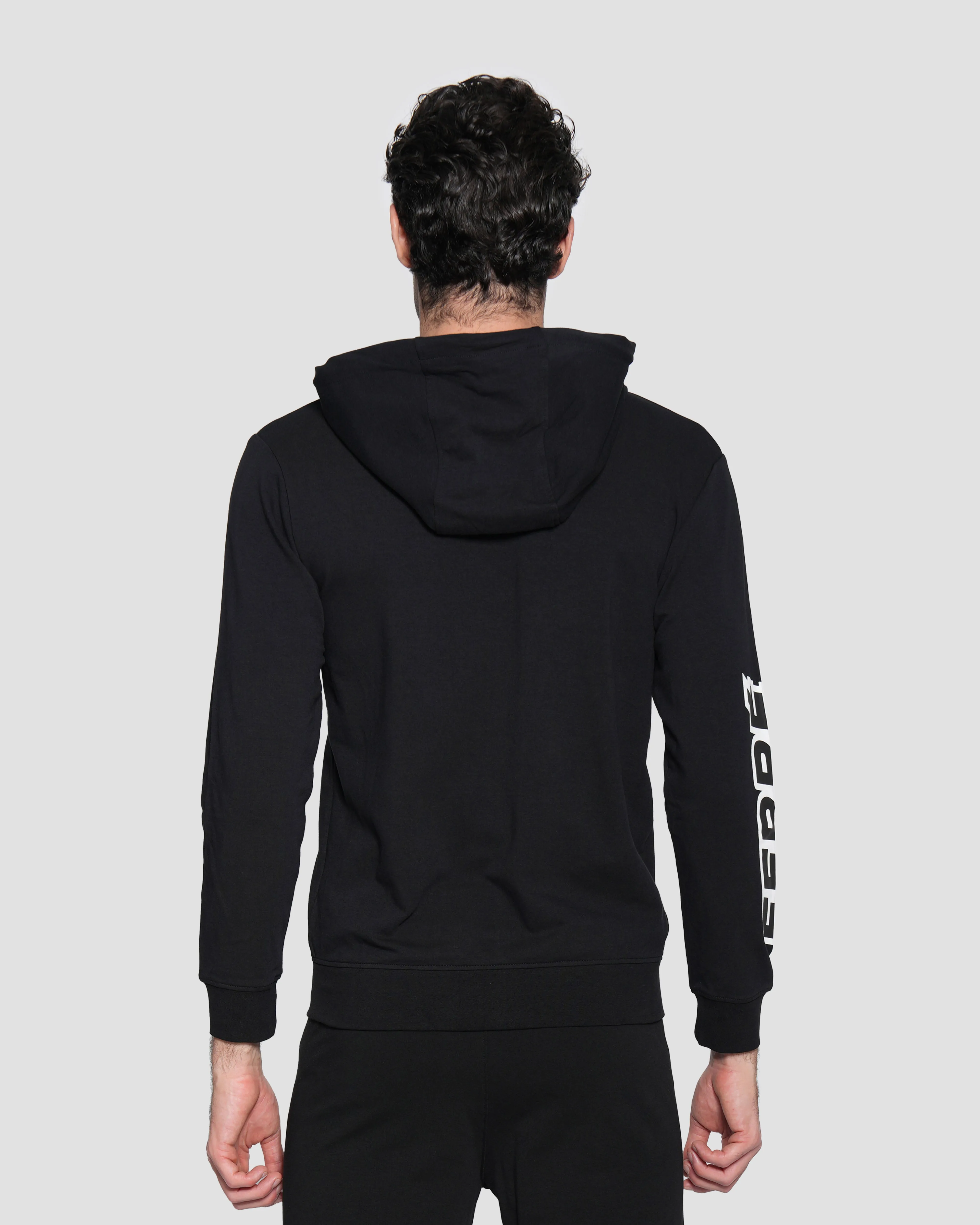 Printed Logo Zip Hoodie Jacket