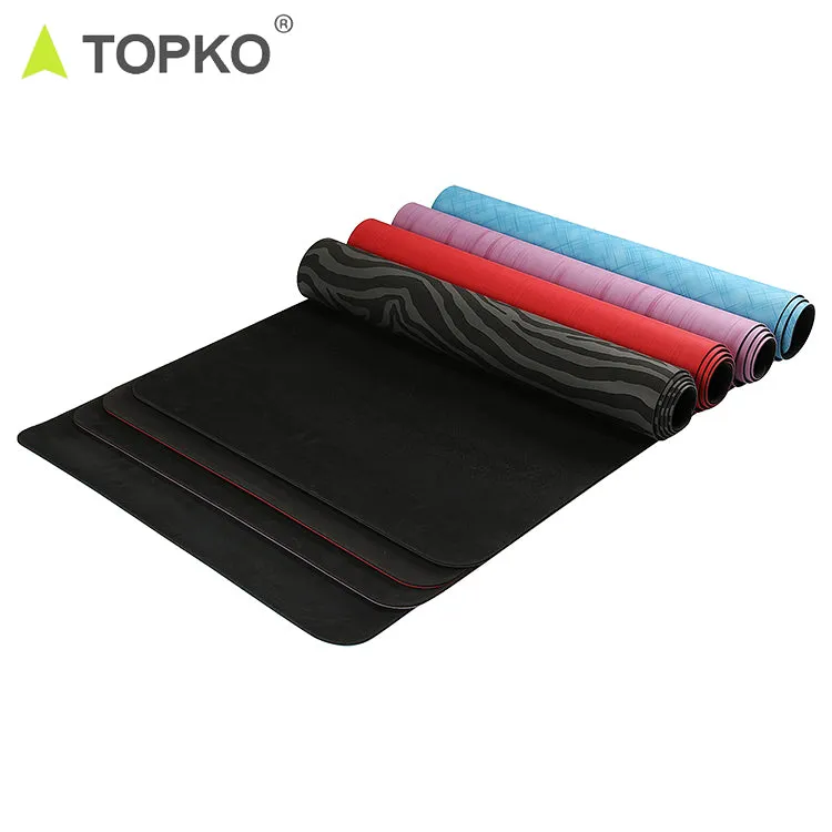 PU Natural Rubber Yoga Mat with Elegant Texture